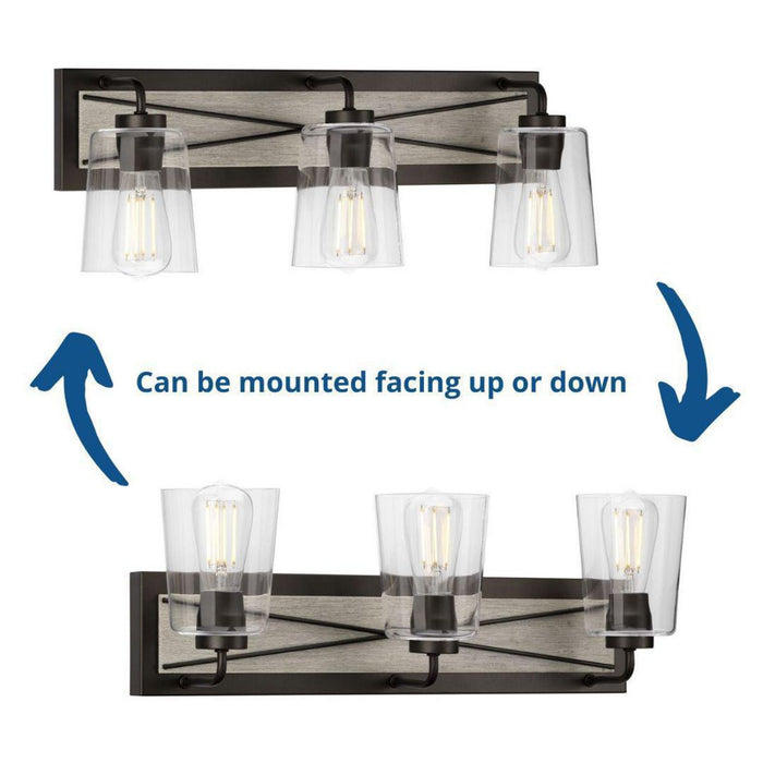 Briarwood Bath Bracket-Bathroom Fixtures-Progress Lighting-Lighting Design Store