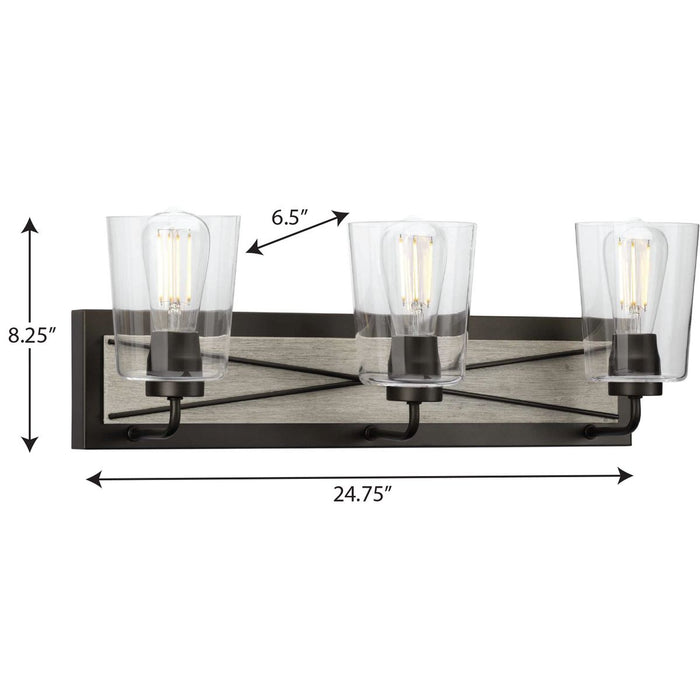 Briarwood Bath Bracket-Bathroom Fixtures-Progress Lighting-Lighting Design Store