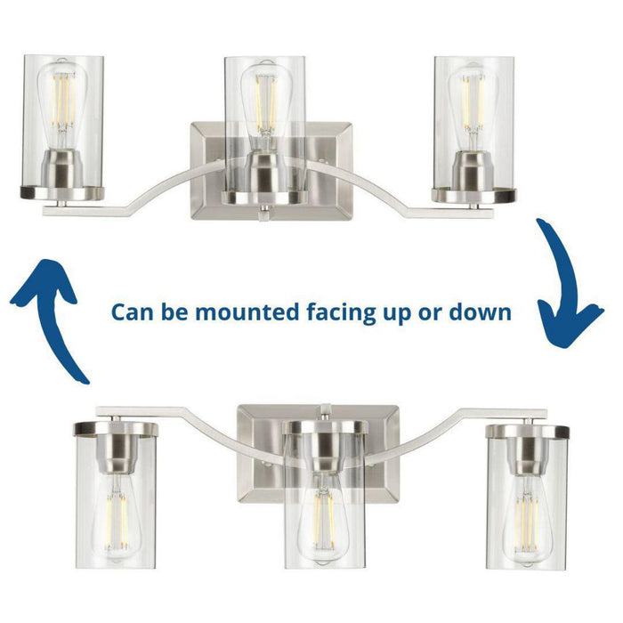 Lassiter Bath Light-Bathroom Fixtures-Progress Lighting-Lighting Design Store