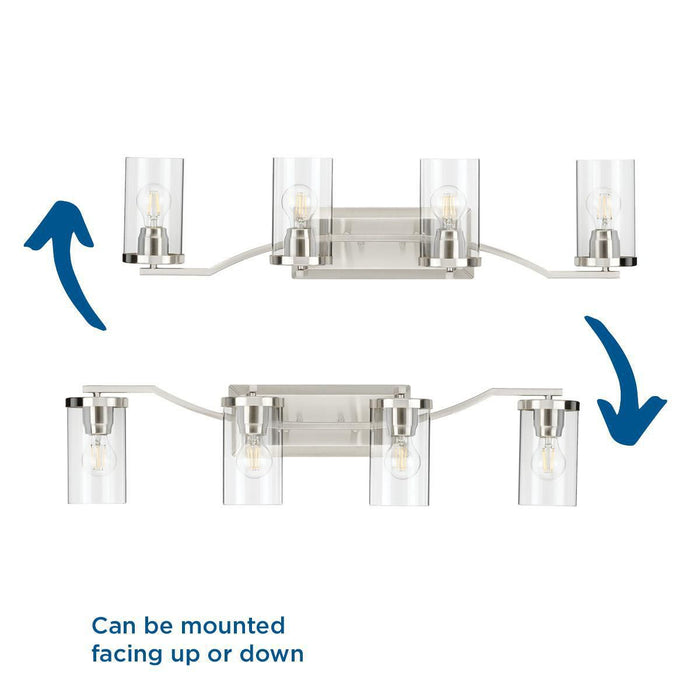 Lassiter Bath Light-Bathroom Fixtures-Progress Lighting-Lighting Design Store