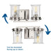Winslett Bath Light-Bathroom Fixtures-Progress Lighting-Lighting Design Store