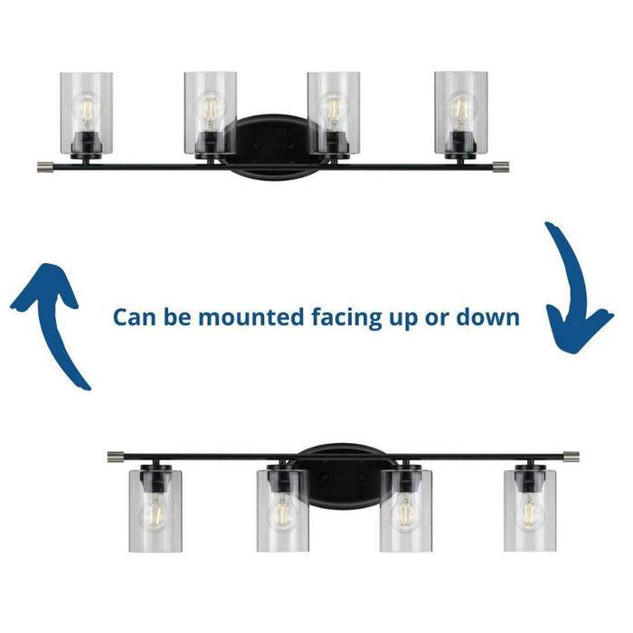 Riley Bath Light-Bathroom Fixtures-Progress Lighting-Lighting Design Store