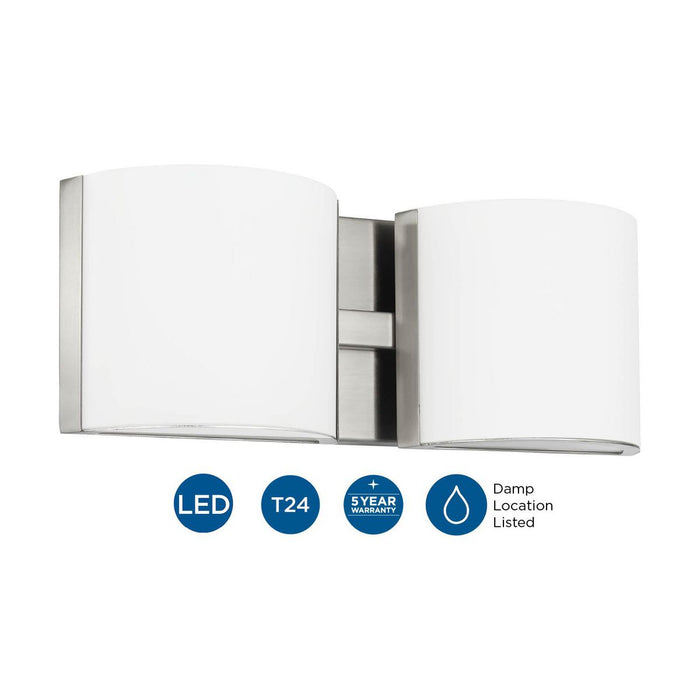 Arch LED Bath Light-Bathroom Fixtures-Progress Lighting-Lighting Design Store