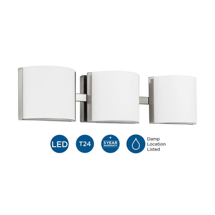 Arch LED Bath Light-Bathroom Fixtures-Progress Lighting-Lighting Design Store