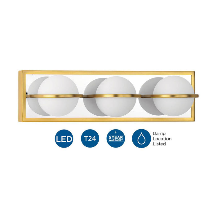 Pearl LED Bath Bracket-Bathroom Fixtures-Progress Lighting-Lighting Design Store