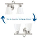 Ashford Bath Bracket-Bathroom Fixtures-Progress Lighting-Lighting Design Store