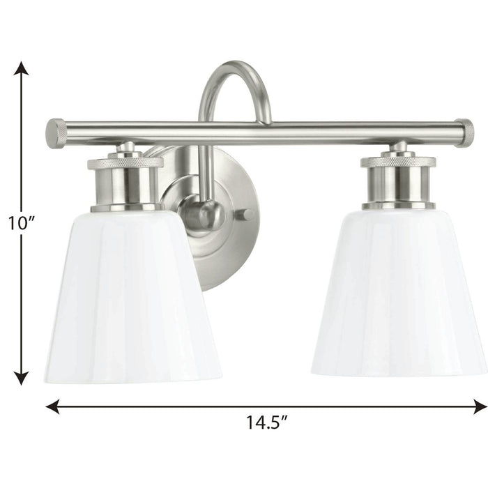 Ashford Bath Bracket-Bathroom Fixtures-Progress Lighting-Lighting Design Store