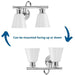 Ashford Bath Bracket-Bathroom Fixtures-Progress Lighting-Lighting Design Store