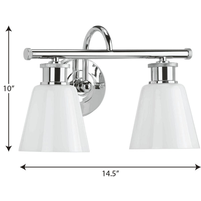 Ashford Bath Bracket-Bathroom Fixtures-Progress Lighting-Lighting Design Store