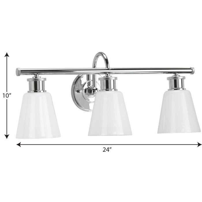 Ashford Bath Bracket-Bathroom Fixtures-Progress Lighting-Lighting Design Store