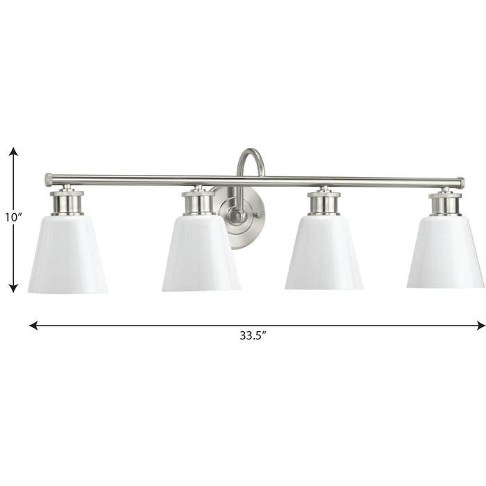 Ashford Bath Bracket-Bathroom Fixtures-Progress Lighting-Lighting Design Store