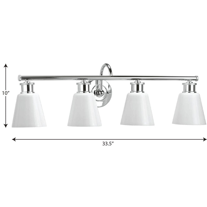 Ashford Bath Bracket-Bathroom Fixtures-Progress Lighting-Lighting Design Store