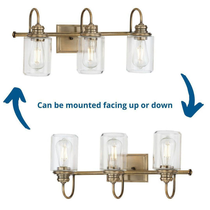 Aiken Bath Bracket-Bathroom Fixtures-Progress Lighting-Lighting Design Store