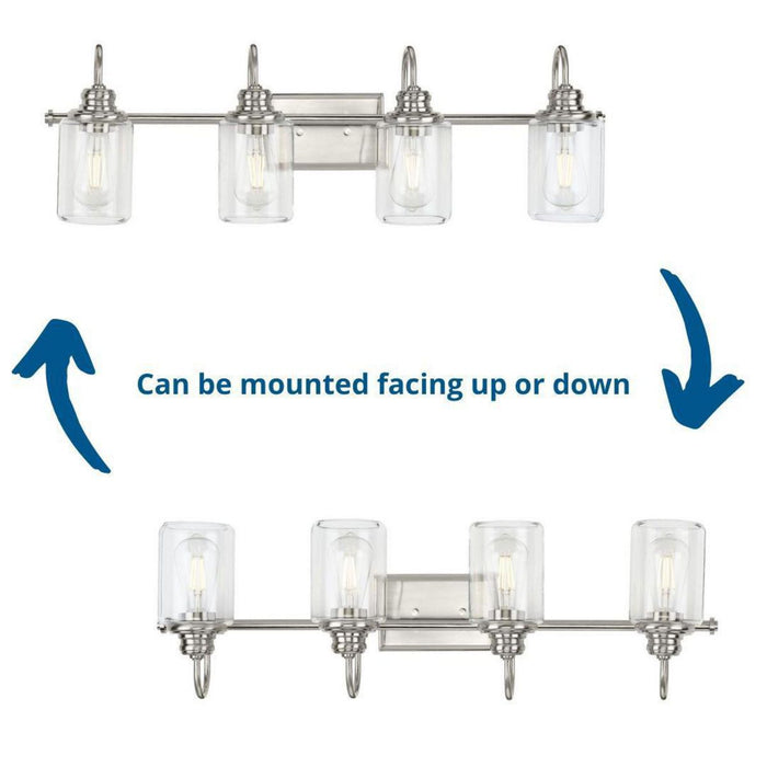 Aiken Bath Bracket-Bathroom Fixtures-Progress Lighting-Lighting Design Store