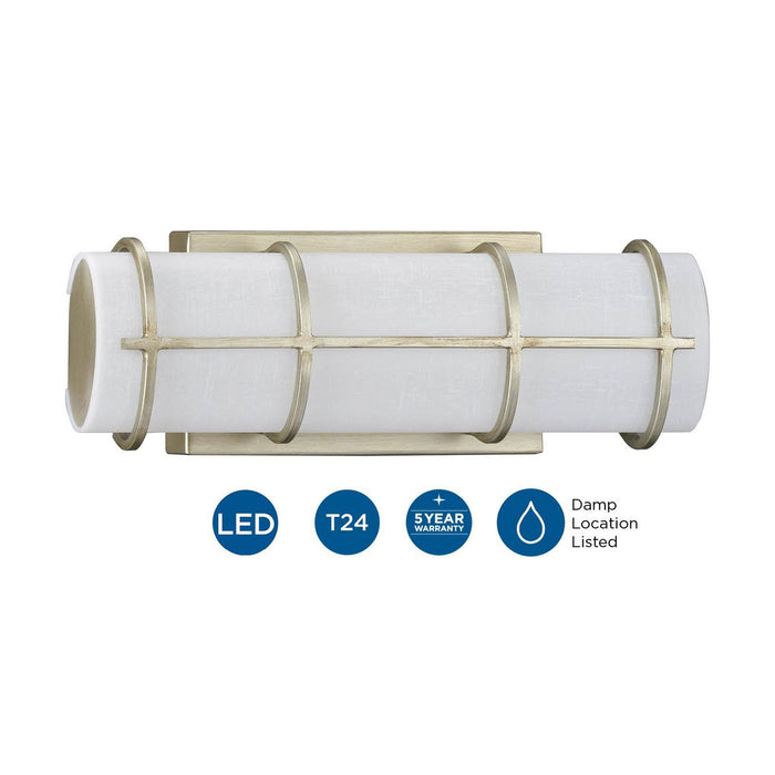 Grid LED Linear Bath Light-Bathroom Fixtures-Progress Lighting-Lighting Design Store