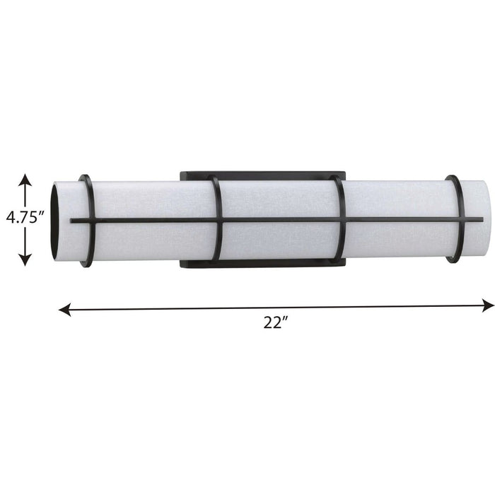 Grid LED Linear Bath Light-Bathroom Fixtures-Progress Lighting-Lighting Design Store