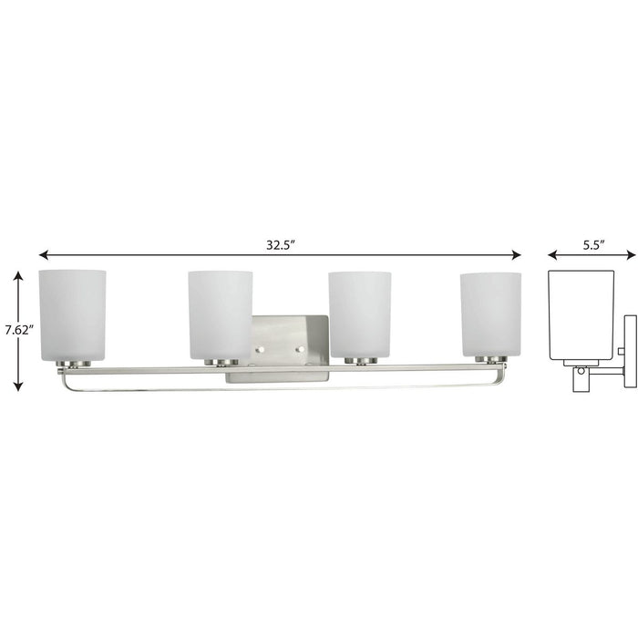 League Bath Bracket-Bathroom Fixtures-Progress Lighting-Lighting Design Store