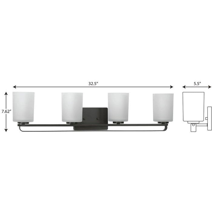 League Bath Bracket-Bathroom Fixtures-Progress Lighting-Lighting Design Store