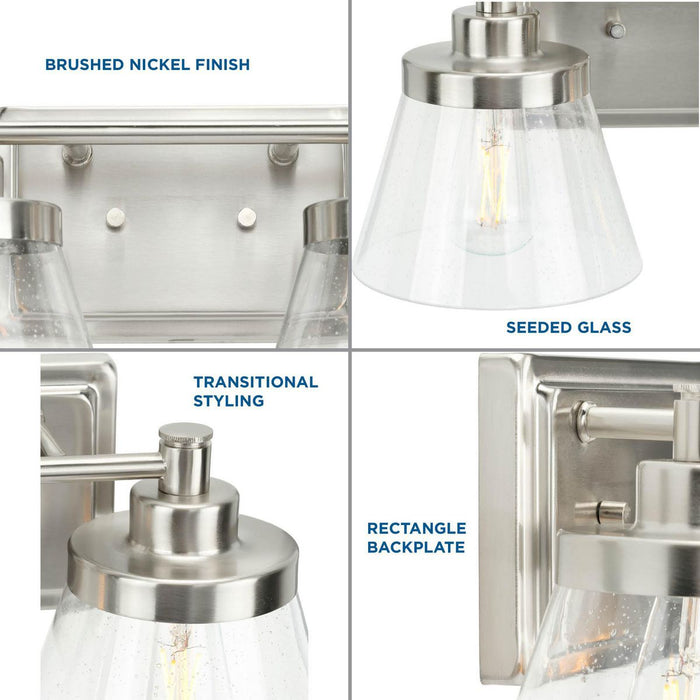 Hinton Bath Bracket-Bathroom Fixtures-Progress Lighting-Lighting Design Store