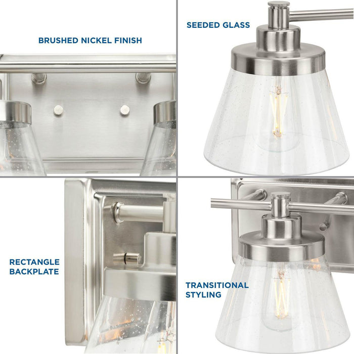 Hinton Bath Bracket-Bathroom Fixtures-Progress Lighting-Lighting Design Store