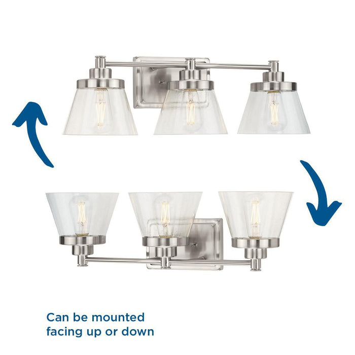 Hinton Bath Bracket-Bathroom Fixtures-Progress Lighting-Lighting Design Store