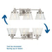 Hinton Bath Bracket-Bathroom Fixtures-Progress Lighting-Lighting Design Store