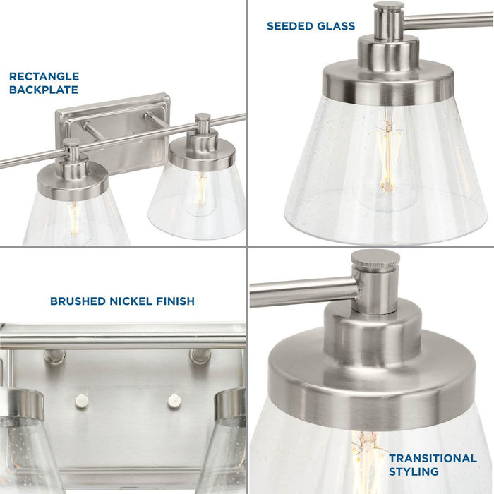 Hinton Bath Bracket-Bathroom Fixtures-Progress Lighting-Lighting Design Store