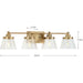 Hinton Bath Bracket-Bathroom Fixtures-Progress Lighting-Lighting Design Store
