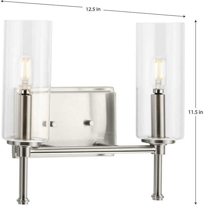 Elara Bath Vanity Light-Bathroom Fixtures-Progress Lighting-Lighting Design Store