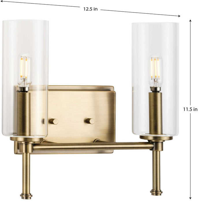 Elara Bath Vanity Light-Bathroom Fixtures-Progress Lighting-Lighting Design Store
