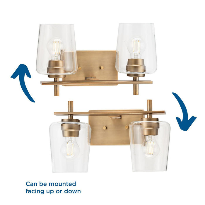 Calais Bath Vanity Light-Bathroom Fixtures-Progress Lighting-Lighting Design Store