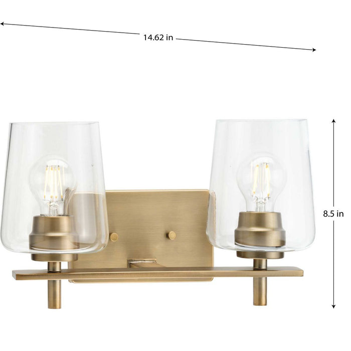 Calais Bath Vanity Light-Bathroom Fixtures-Progress Lighting-Lighting Design Store
