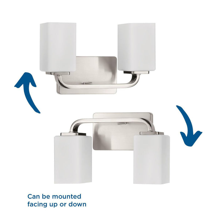 Cowan Bath Vanity Light-Bathroom Fixtures-Progress Lighting-Lighting Design Store