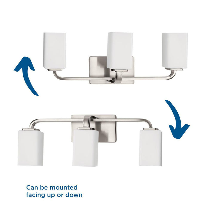 Cowan Bath Vanity Light-Bathroom Fixtures-Progress Lighting-Lighting Design Store