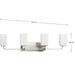 Cowan Bath Vanity Light-Bathroom Fixtures-Progress Lighting-Lighting Design Store