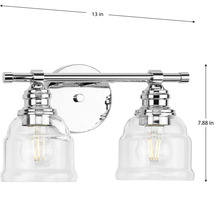 Ambrose Bath Vanity Light-Bathroom Fixtures-Progress Lighting-Lighting Design Store