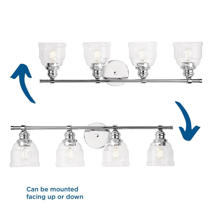 Ambrose Bath Vanity Light-Bathroom Fixtures-Progress Lighting-Lighting Design Store