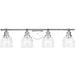 Ambrose Bath Vanity Light-Bathroom Fixtures-Progress Lighting-Lighting Design Store