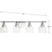 Ambrose Bath Vanity Light-Bathroom Fixtures-Progress Lighting-Lighting Design Store