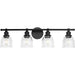Ambrose Bath Vanity Light-Bathroom Fixtures-Progress Lighting-Lighting Design Store