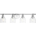 Ambrose Bath Vanity Light-Bathroom Fixtures-Progress Lighting-Lighting Design Store