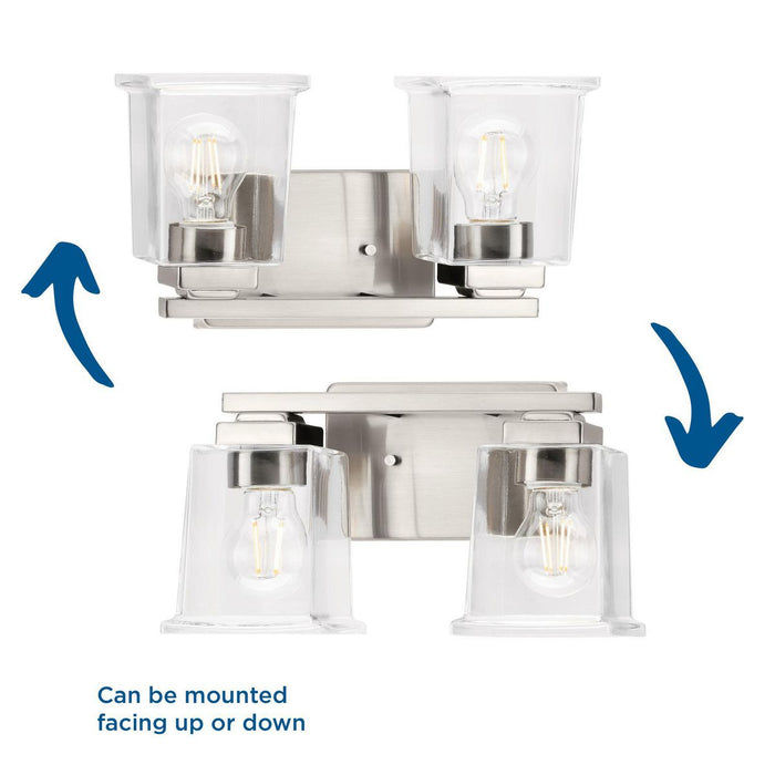 Gilmour Bath Vanity Light-Bathroom Fixtures-Progress Lighting-Lighting Design Store