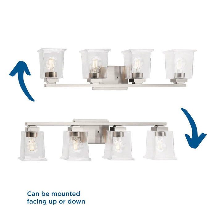 Gilmour Bath Vanity Light-Bathroom Fixtures-Progress Lighting-Lighting Design Store