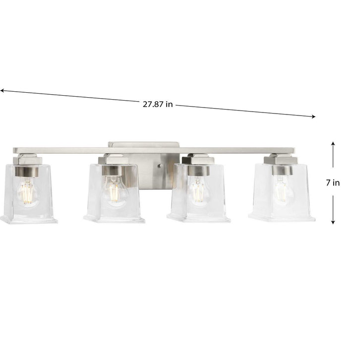 Gilmour Bath Vanity Light-Bathroom Fixtures-Progress Lighting-Lighting Design Store