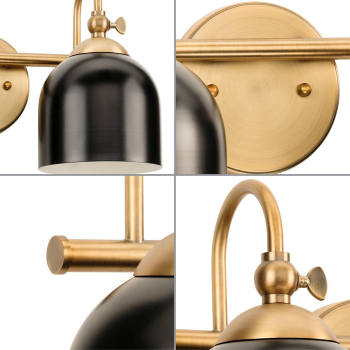 Dalton Bath Vanity Light-Bathroom Fixtures-Progress Lighting-Lighting Design Store