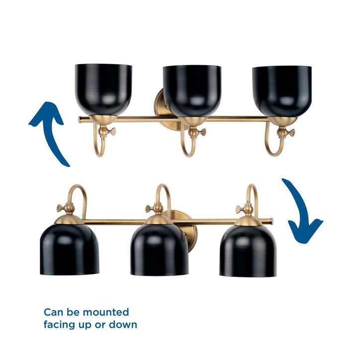 Dalton Bath Vanity Light-Bathroom Fixtures-Progress Lighting-Lighting Design Store