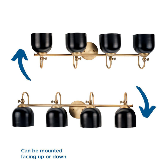 Dalton Bath Vanity Light-Bathroom Fixtures-Progress Lighting-Lighting Design Store