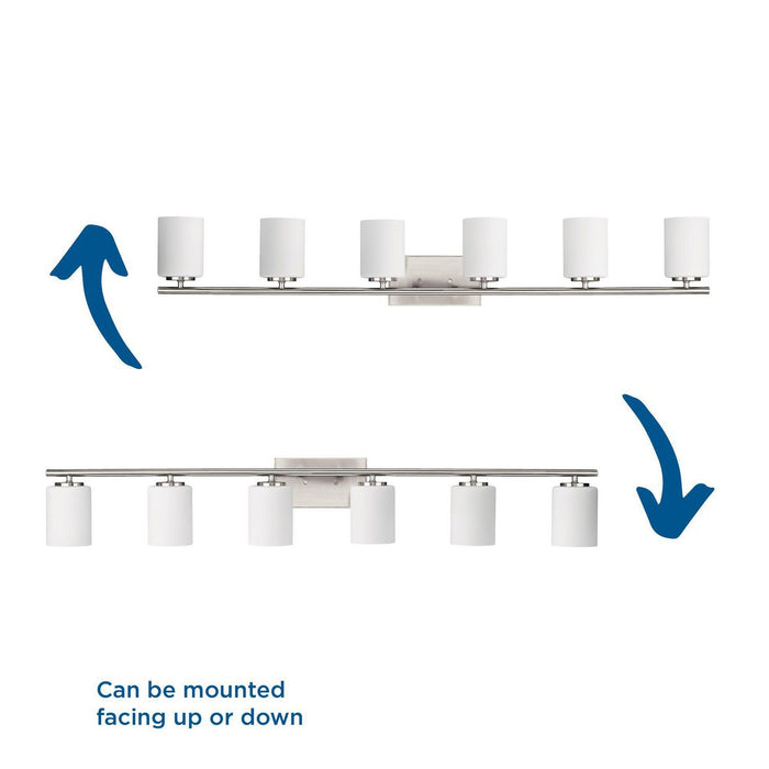 Replay Bath Vanity Light-Bathroom Fixtures-Progress Lighting-Lighting Design Store