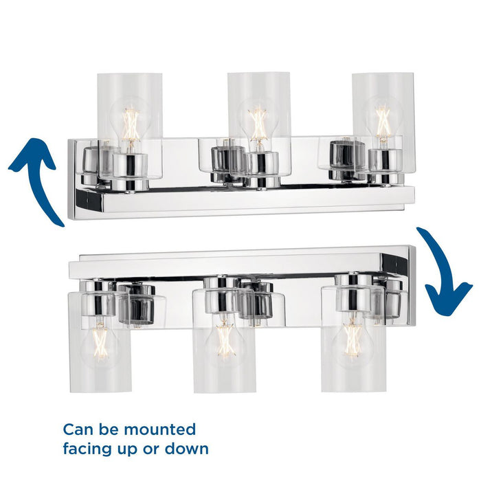 Goodwin Three Light Vanity-Bathroom Fixtures-Progress Lighting-Lighting Design Store
