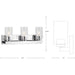 Goodwin Three Light Vanity-Bathroom Fixtures-Progress Lighting-Lighting Design Store